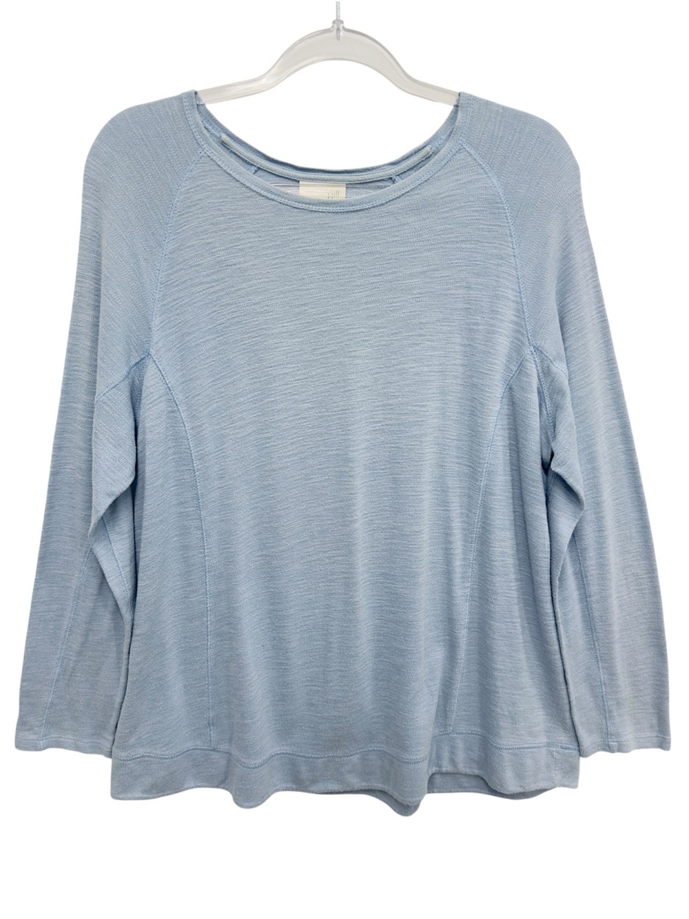 Pure Cotton Modal Knit Crewneck Sweatshirt Pullover Top Tee Shirt